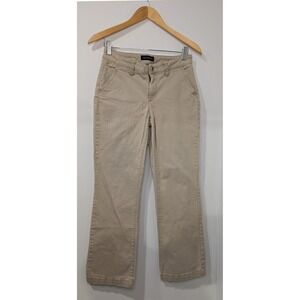 Aeropostale Khaki‎ Bootcut Pants Casual Everyday Stretch Khakis Size 4 Short